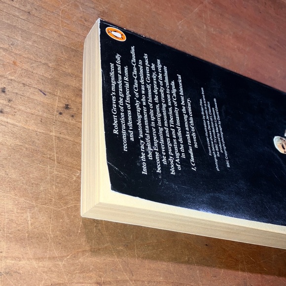 Robert Graves 'I, Claudius' Coffee Table Book - Tan and Red - Picture 11 of 16